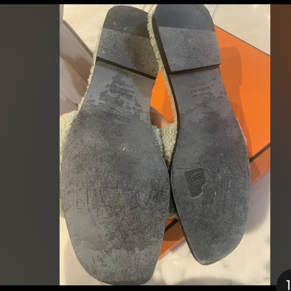 HEREMES LIMITED EDITION ORAN SHEARLING SANDAL💎💎 - Picture 8 of 8